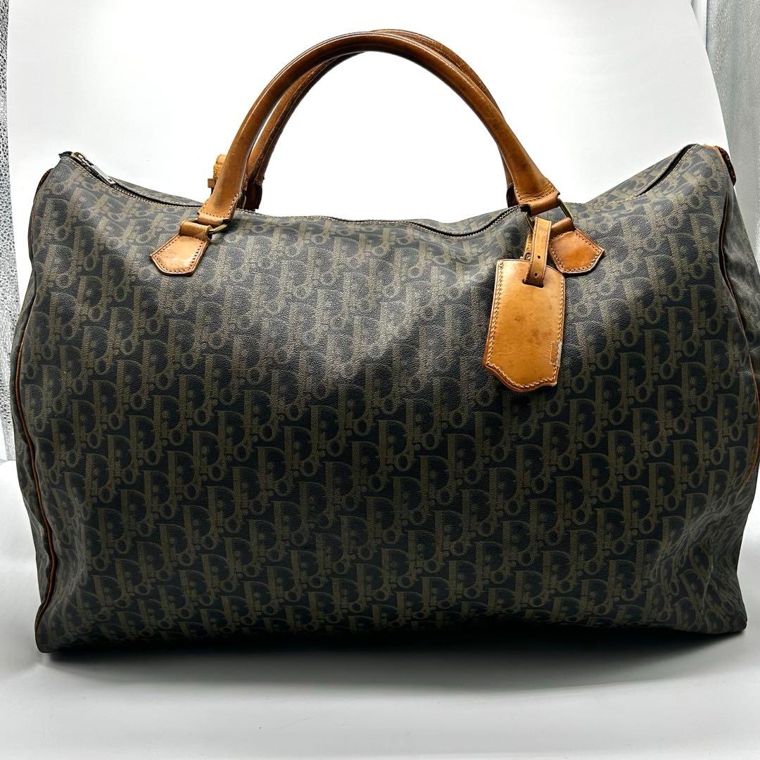 良品✨　Dior トロッター　ボストンバッグ　pvc レザー　旅行　大容量