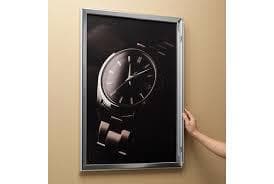 ２枚組 A1 アルミフレーム ポスターグリップ マイター PG-32M シルバー