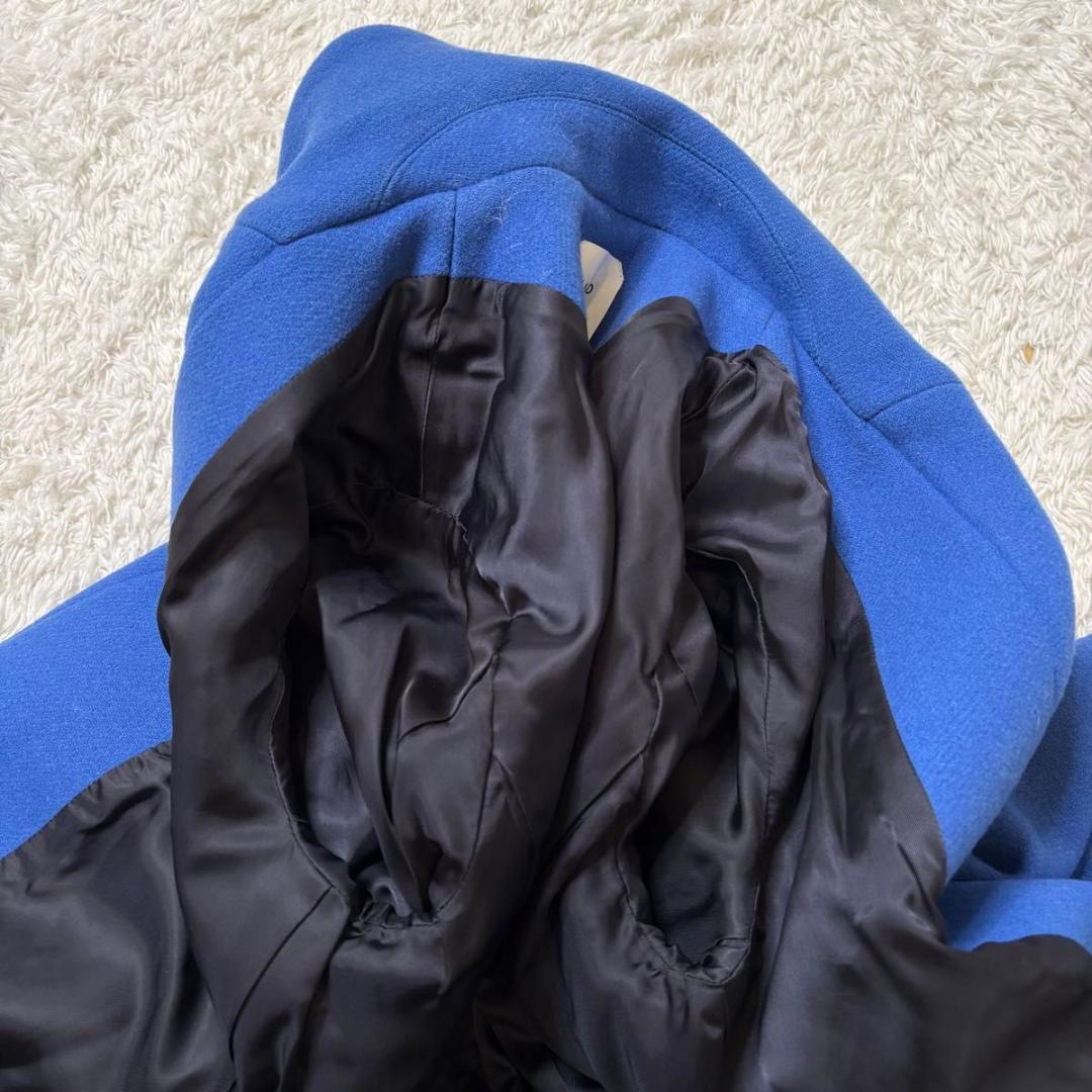 【美品】UNITED TOKYO カシミヤウールチェスターコート GIFU 青