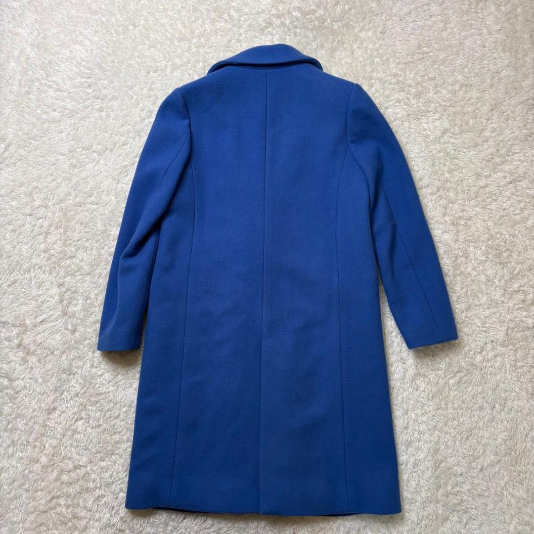 【美品】UNITED TOKYO カシミヤウールチェスターコート GIFU 青