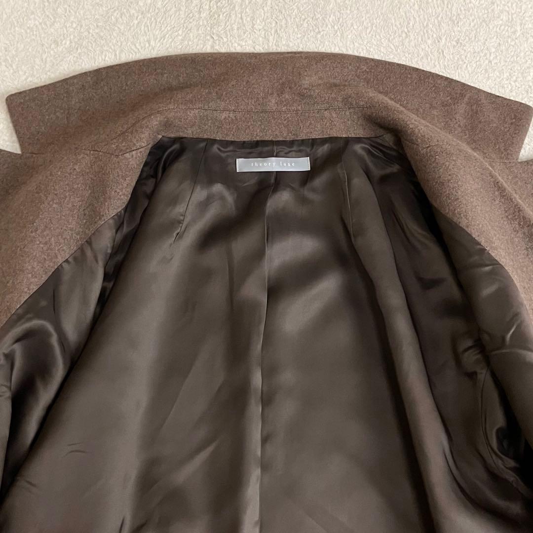 はるです！セオリーリュクス　オーバーサイズ　ダブルブレストチェスターコート