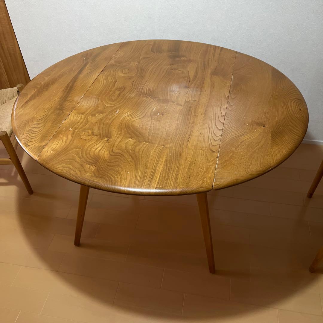 ERCOLアーコールドロップリーフテーブル　アンティーク