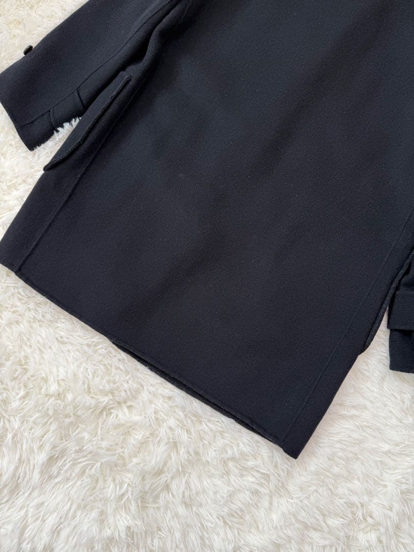 ラルフローレン　ダッフルコート　黒　毛100%