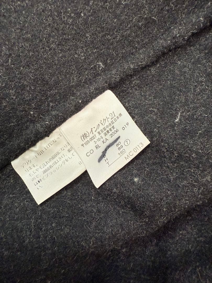 ラルフローレン　ダッフルコート　黒　毛100%