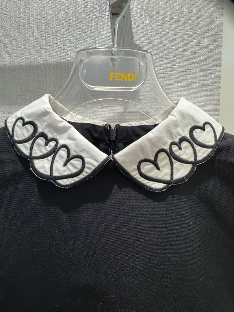 FENDI フェンディ　キッズ　ワンピース　黒　半袖　10 140cm