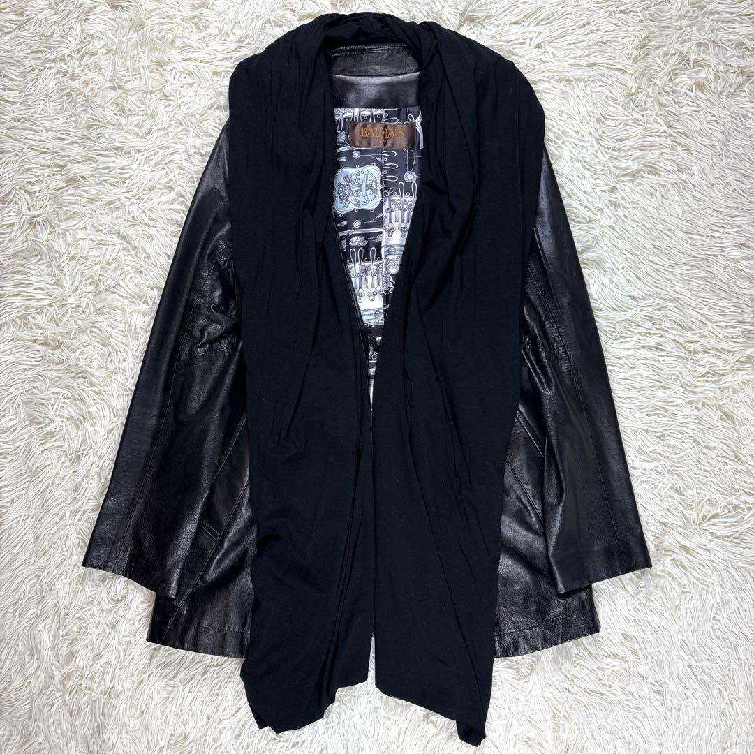 美品、BALMAIN、バルマン、レザージャケット
