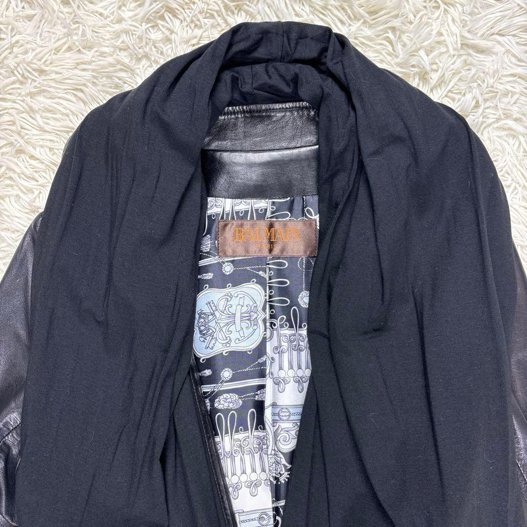 美品、BALMAIN、バルマン、レザージャケット