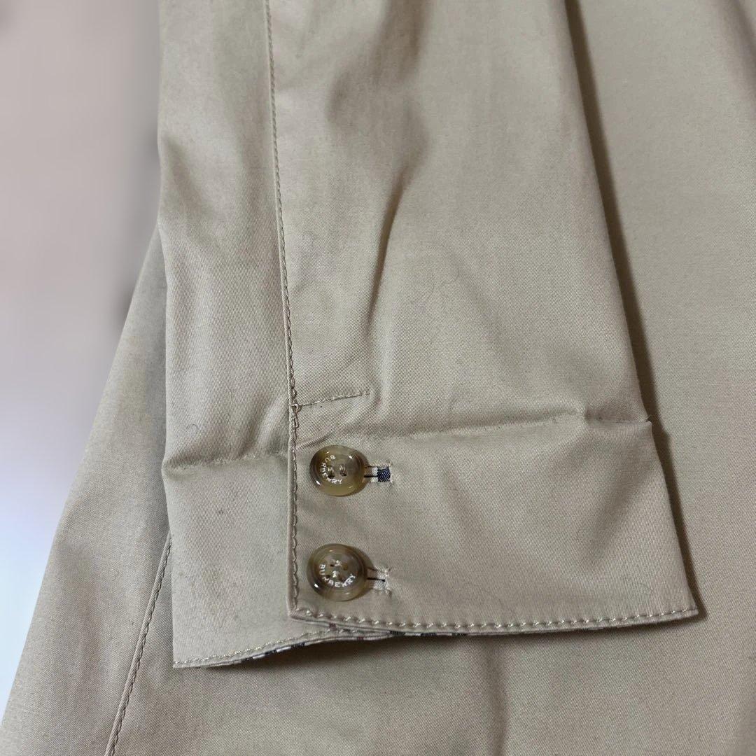 Burberry ベージュ トレンチコート ストライプ袖