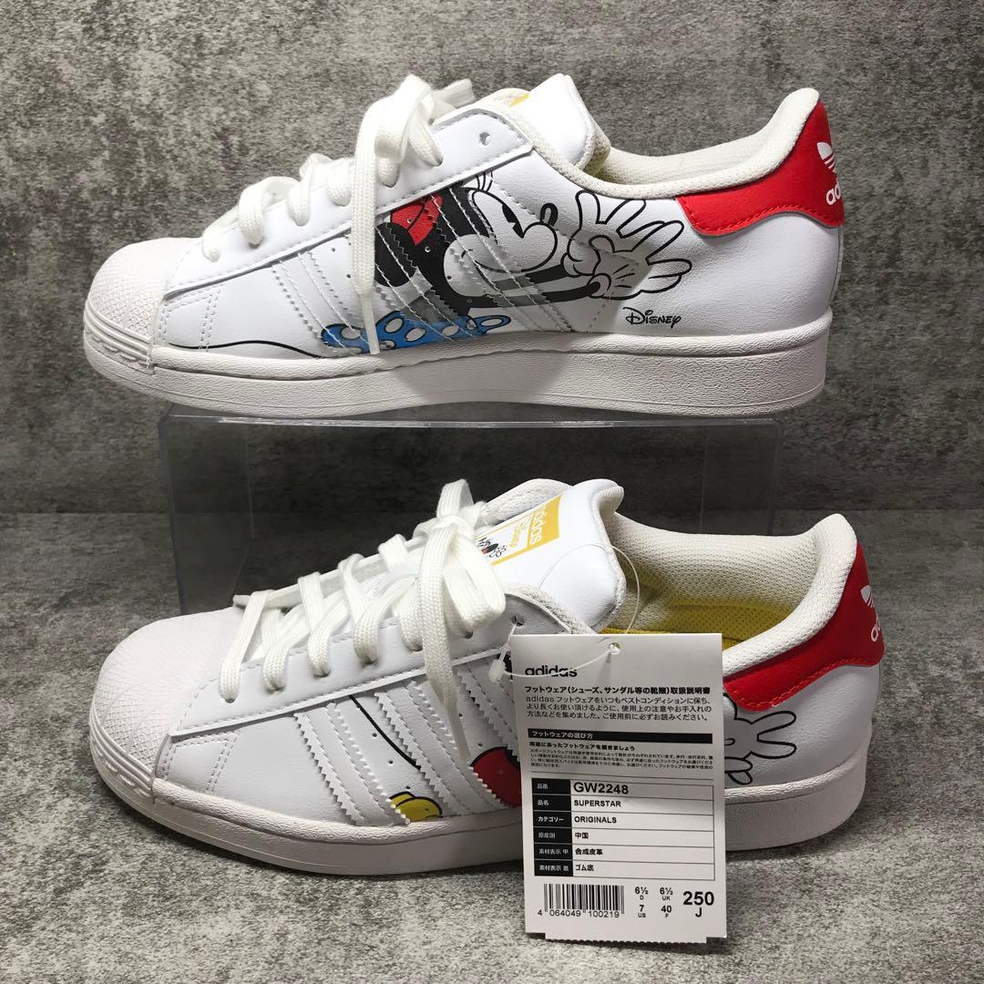 ✨新品未使用✨adidas スーパースター　ディズニー　ミニー　ミッキー