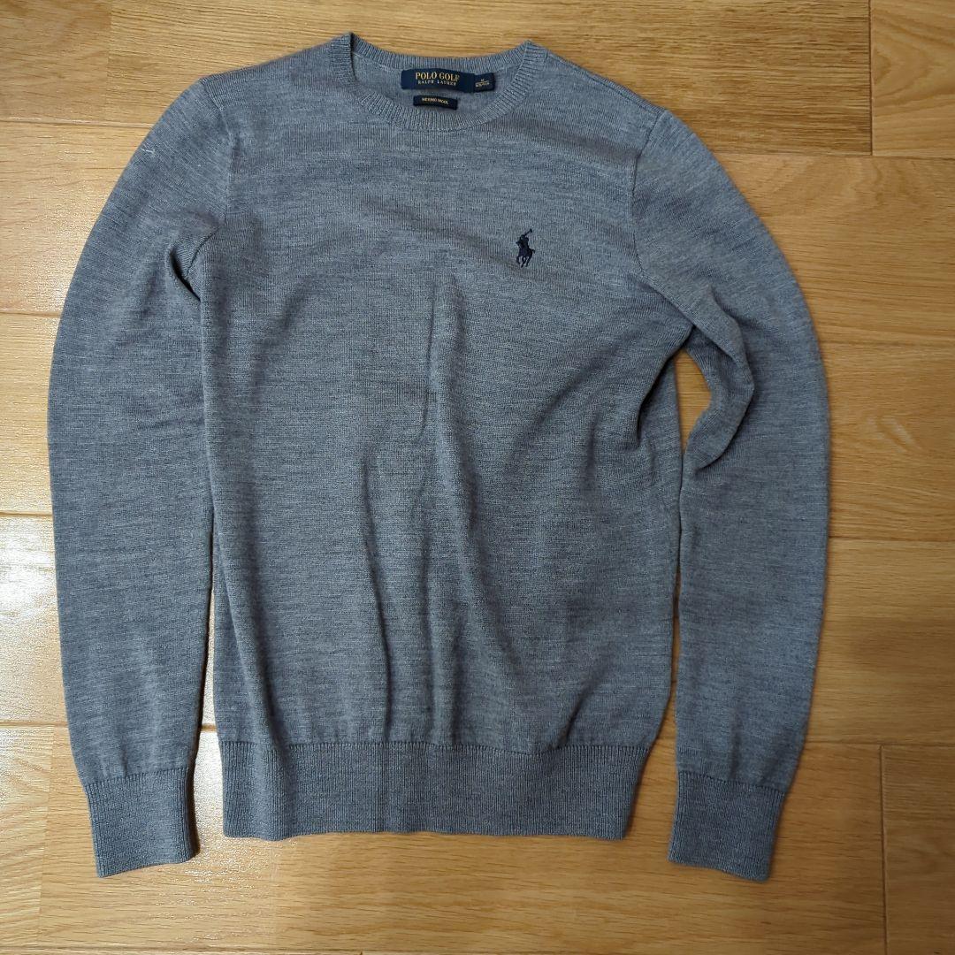 Polo Golf メリーノウール セーター M グレー