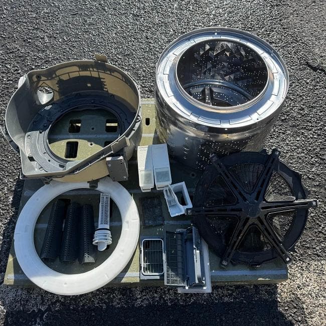 地域限定送料無料　美品 パナソニック ドラム式洗濯乾燥機 NA-VX9800R