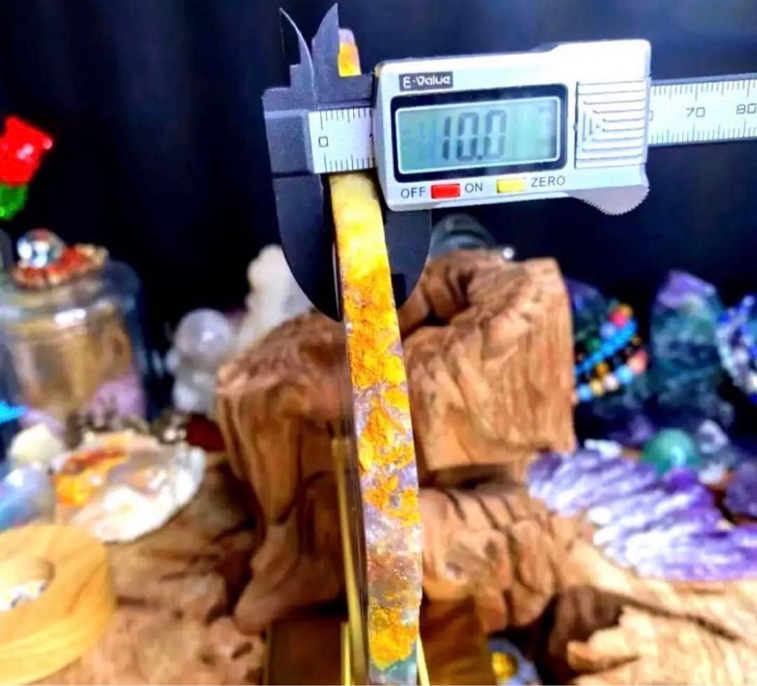 フローライト 超レア 原石 両面虹入り 天然石 台座付き パワーストーン 一点物