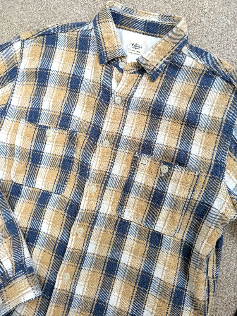 Ron Herman チェック柄 長袖 ネルシャツ M