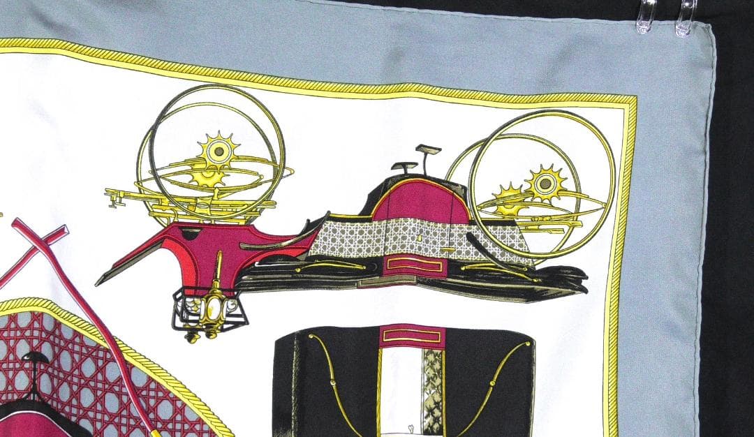 HERMES エルメス　大判スカーフ　カレ90　 D466