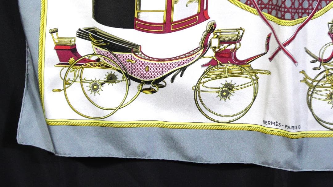 HERMES エルメス　大判スカーフ　カレ90　 D466