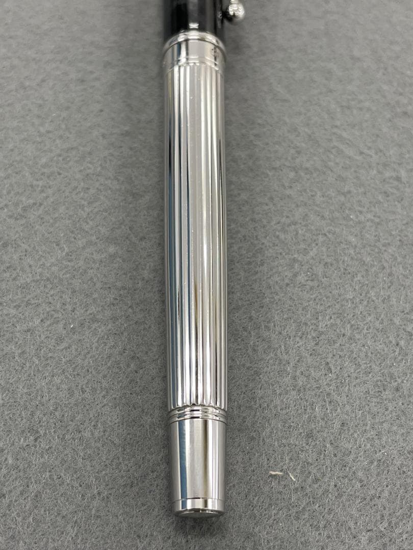 【美品】 PILOT 万年筆 グランセ ロジウム ブラックマーブル 14K F