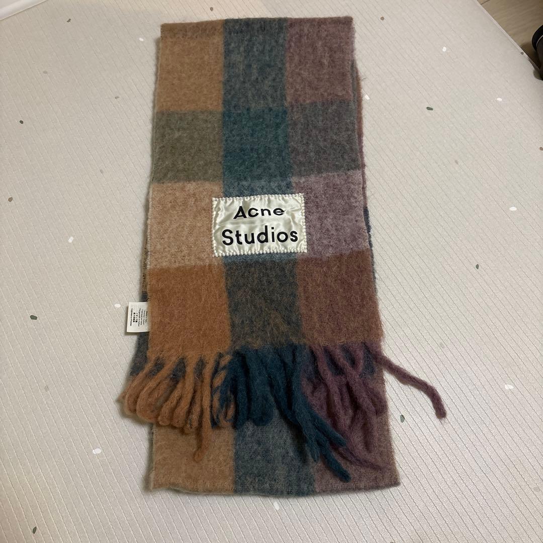 Acne Studios チェック柄マフラー