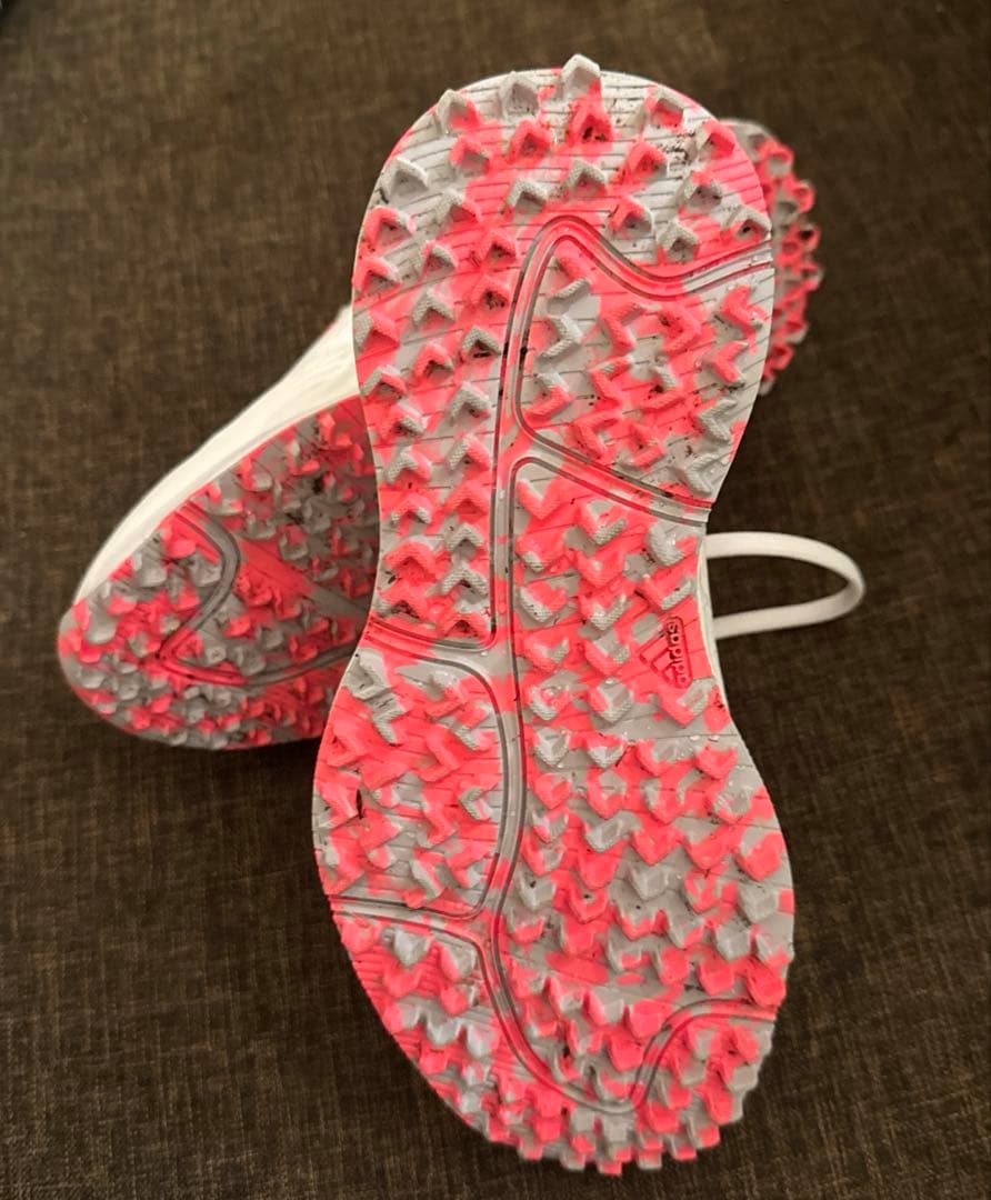 【送料込】アディダス ゴルフシューズ スパイク付き ホワイト