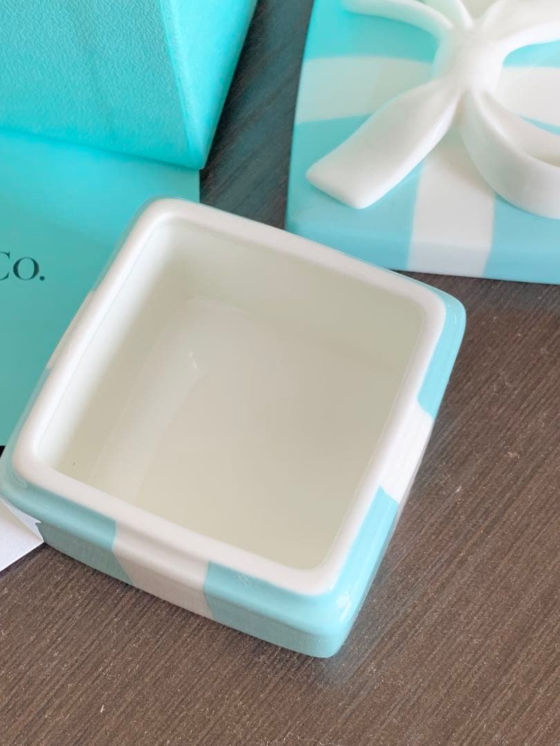 Tiffany & Co. ミニブルーボウボックス　アクセサリーケース