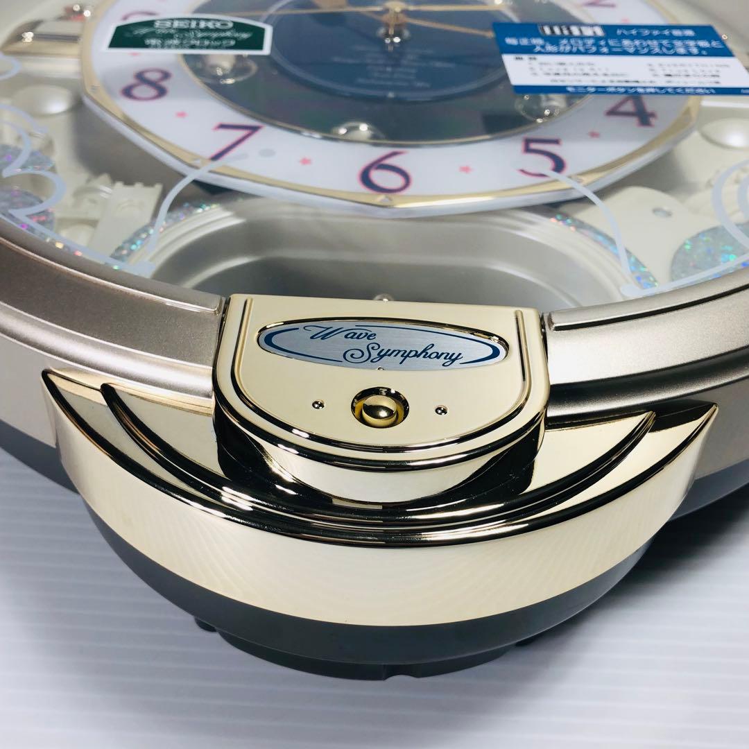 【極美品♪】SEIKO セイコー からくり電波掛け時計 RE555S 電波時計