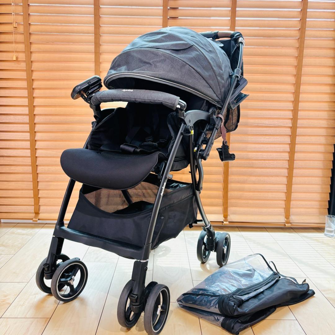 ［AYA］付属品多数【美品】アップリカ ラクーナクッション AE グレー