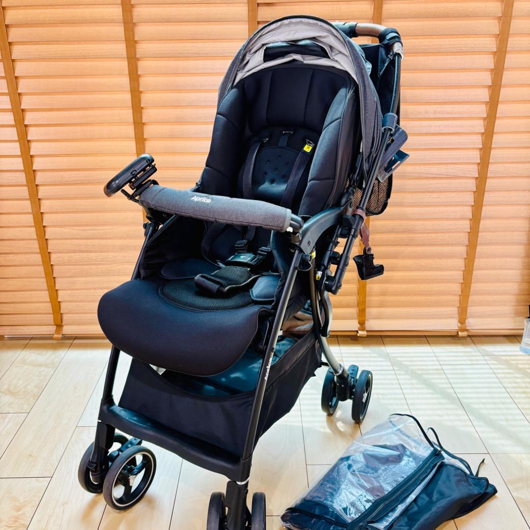 ［AYA］付属品多数【美品】アップリカ ラクーナクッション AE グレー