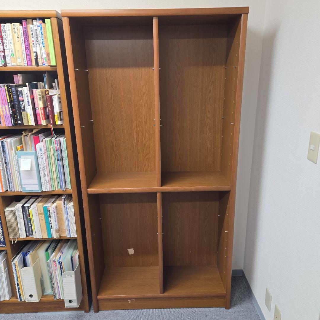 中古　本棚　小島工芸 ハイタイプ90アコード　ウォールモカ　90x30x180