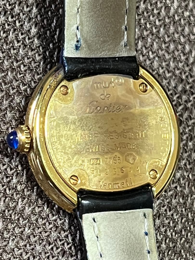 【美品】Cartier カルティエ マストトリニティ Vermeil