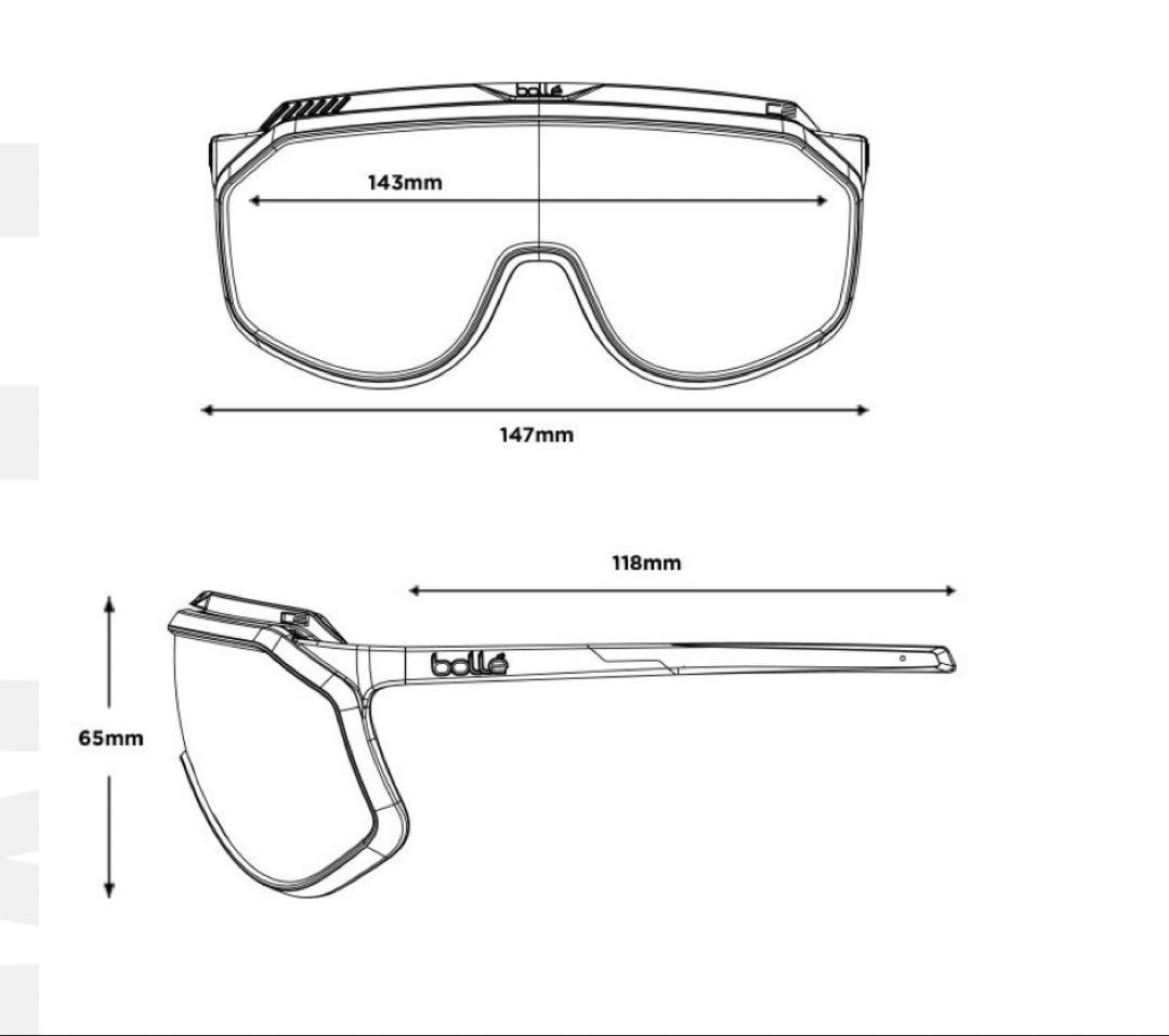 bolleボレー アイウェア CHRONOSHIELD PHANTOMレンズ