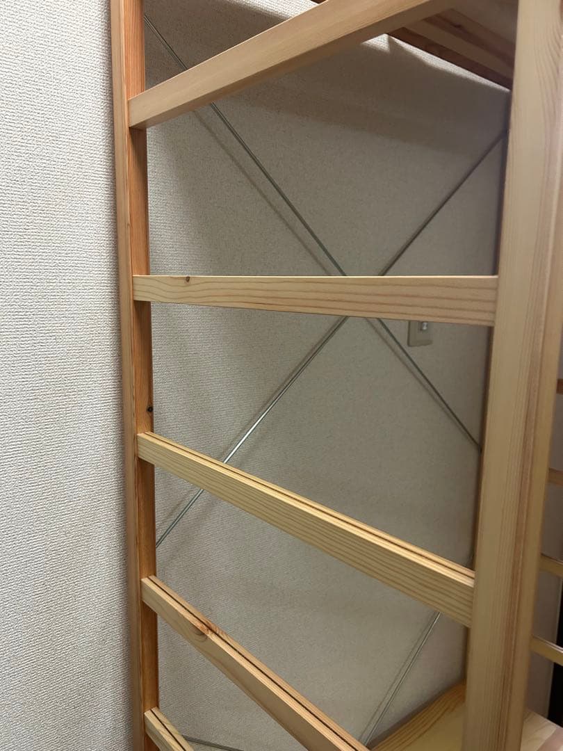 【送料込み】無印良品　パイン材ユニットシェルフ　ワードローブ