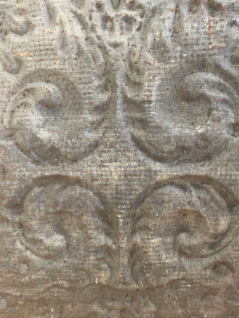 フランスアンティーク建築ブリキ飾り化粧板②インテリアアートディスプレイなど