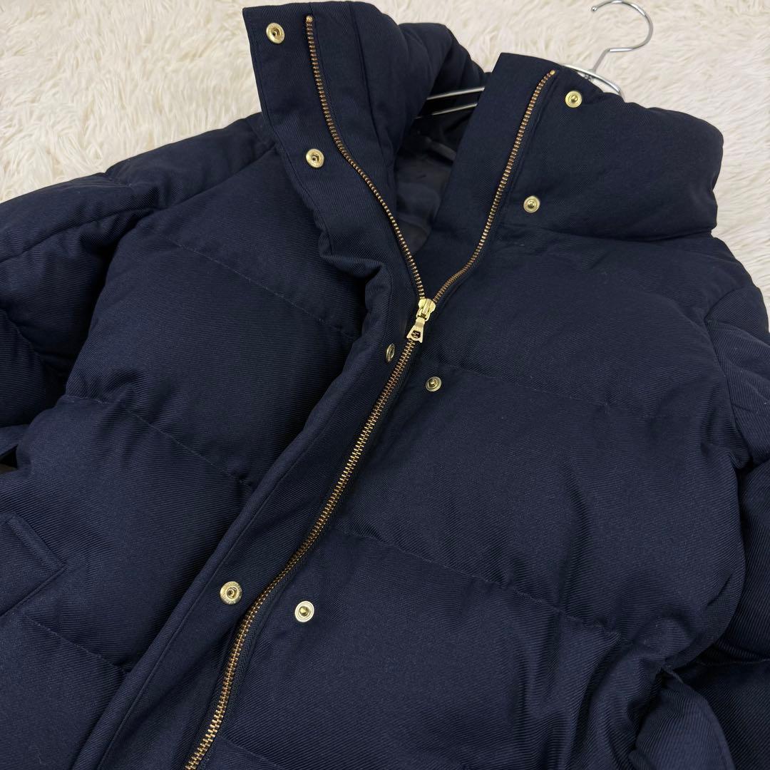 マッキントッシュフィロソフィー ウールライクツイルダウンコート ベルト 濃紺