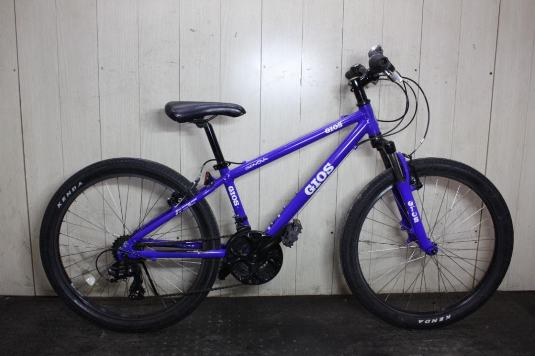 GIOS GENOVA 24型 アルミ シマノ21速 320mm本格子供用MTB