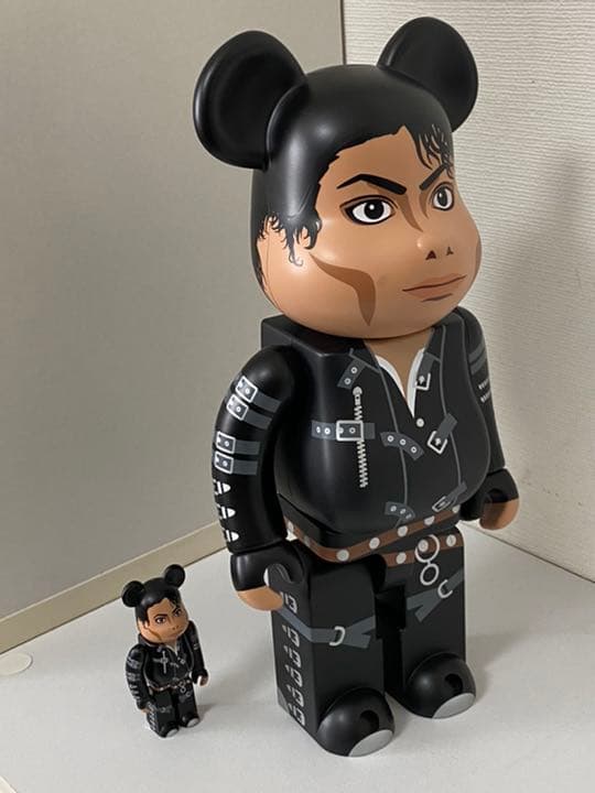 ベアブリック/400%/マイケルジャクソン/限定/BAD/100%/美品/箱付