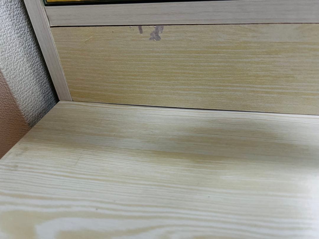 ホワイト 三面鏡 ドレッサー　組み立て済み