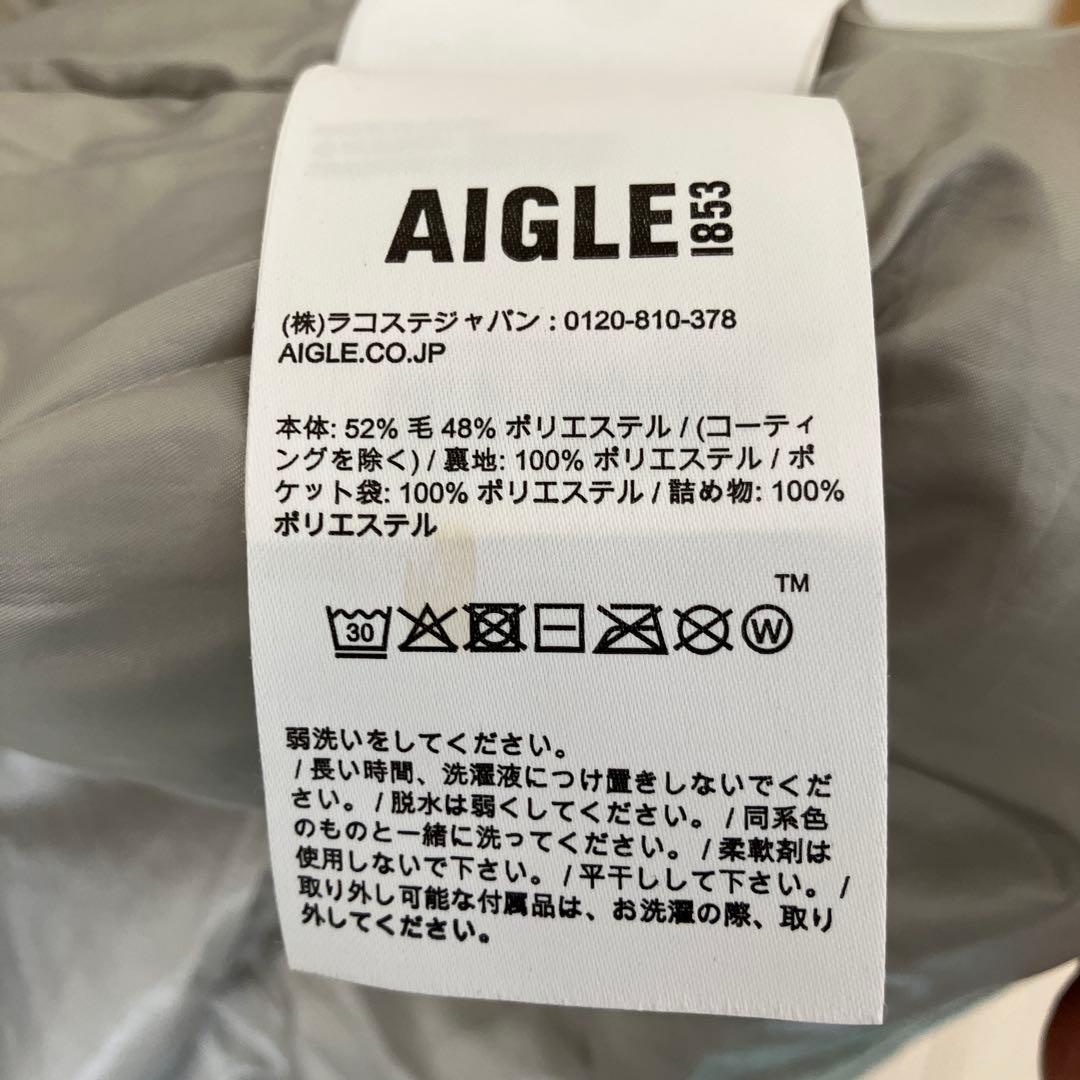 AIGLE ロングウールインサレーションフーデッドコート　40