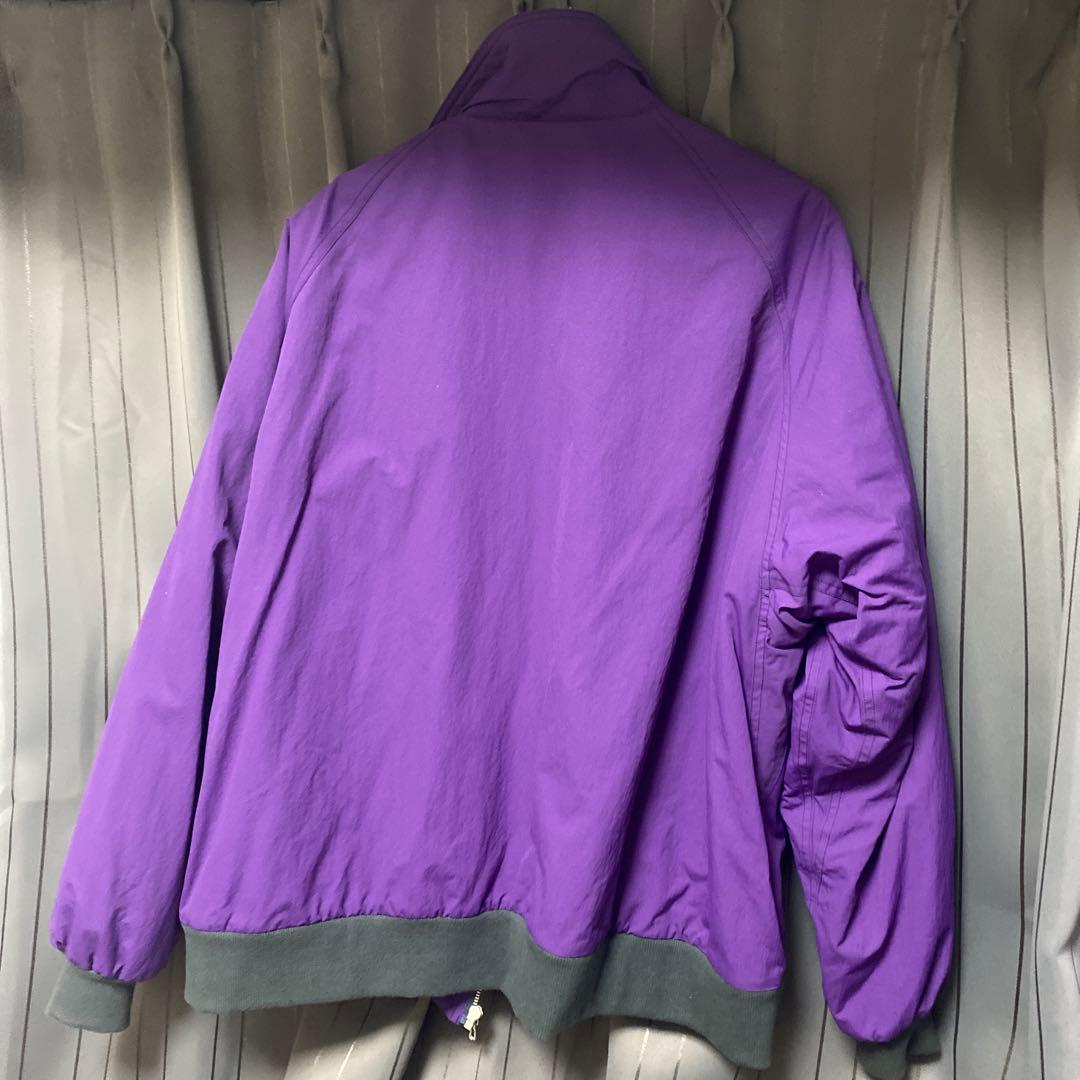 ジャケット・アウター URU NYLON FLEECE ZIP UP BLOUSON PURPLE