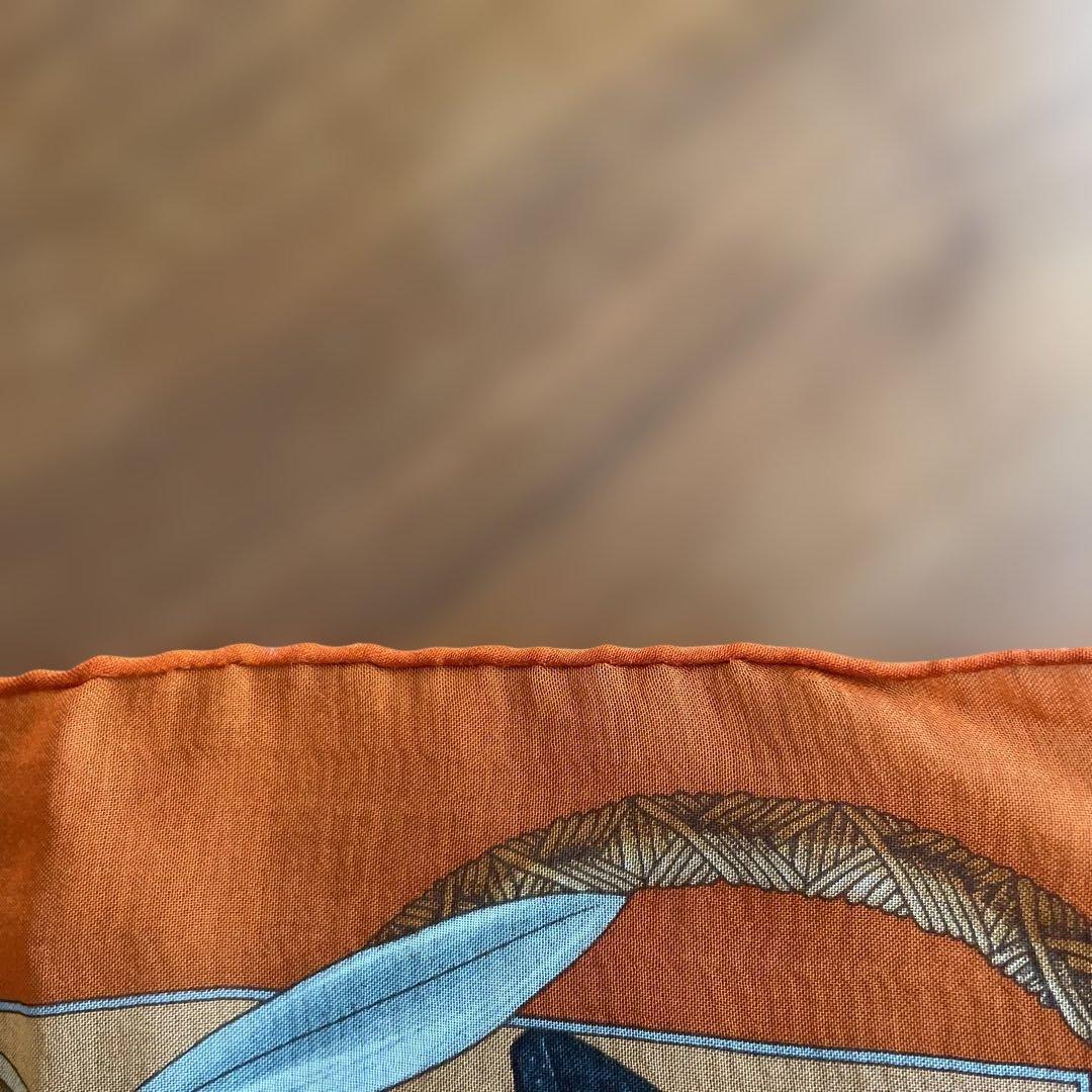 HERMESエルメスカレ45AMOURS 愛 シルクスカーフ フラワー美品