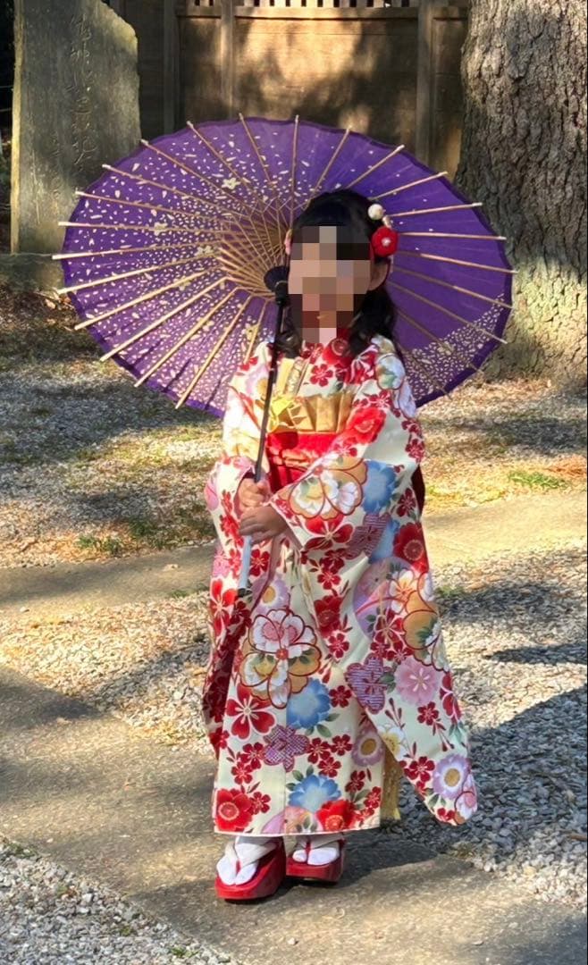 七五三着物フルセット 7歳 京都瑠璃雛菊　女の子