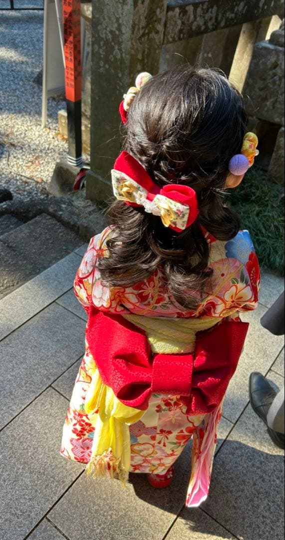 七五三着物フルセット 7歳 京都瑠璃雛菊　女の子