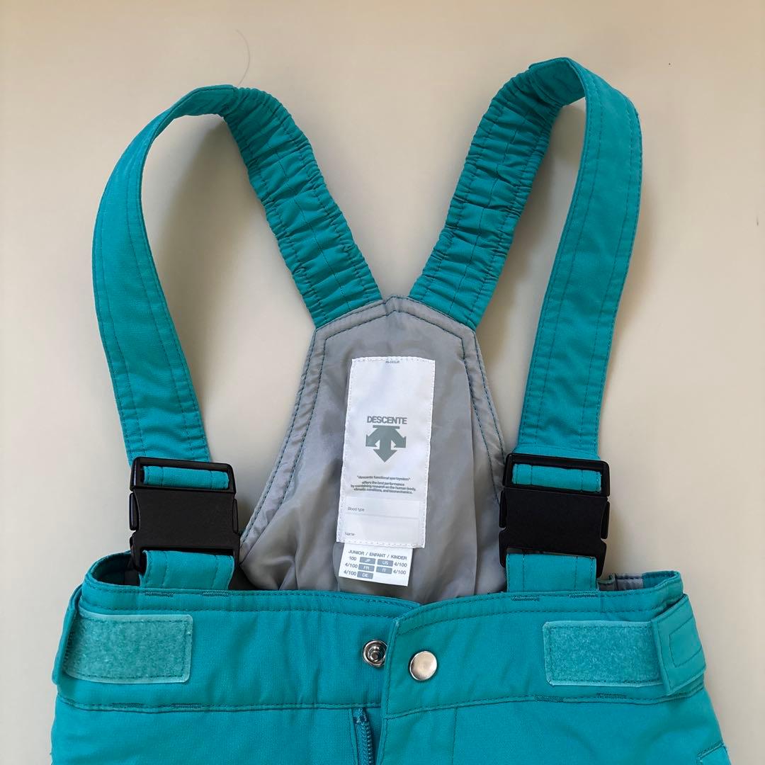 DESCENTE 子ども用 スキーウェア 青系