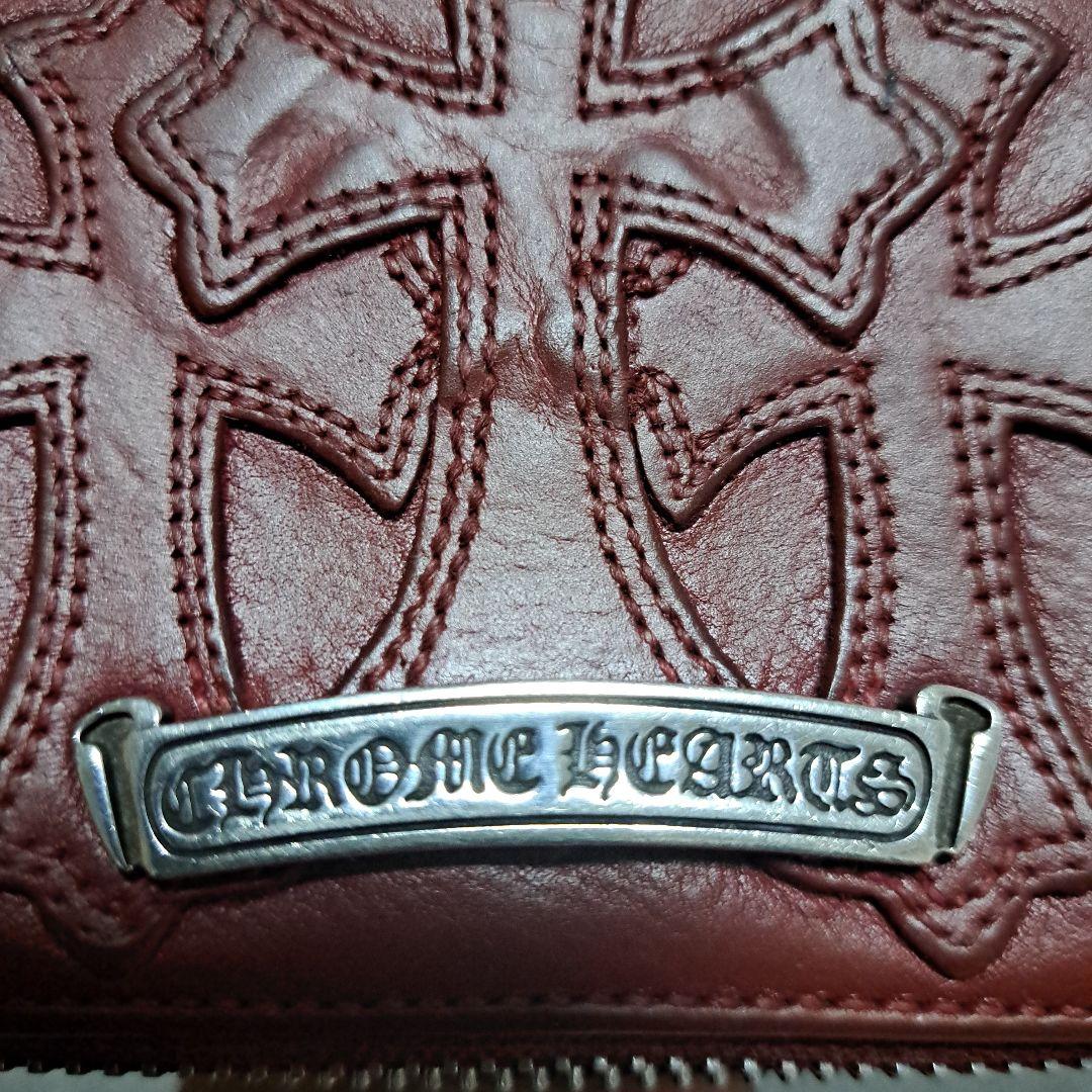 クロムハーツ　スクエアジップビルウォレット『カスタム』　財布　激レア