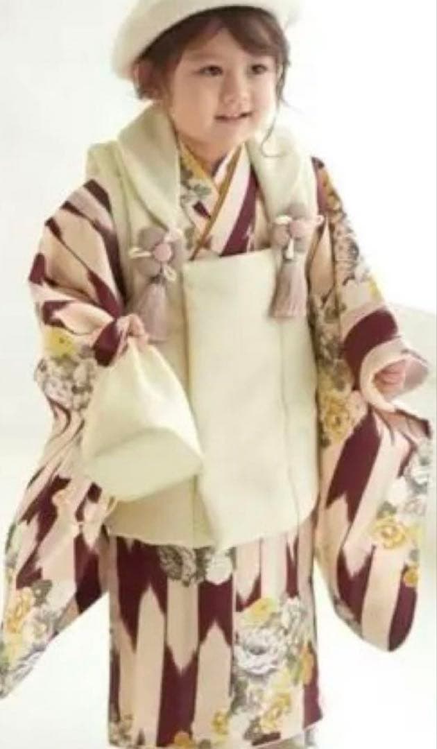 utatane 着物　3歳　七五三
