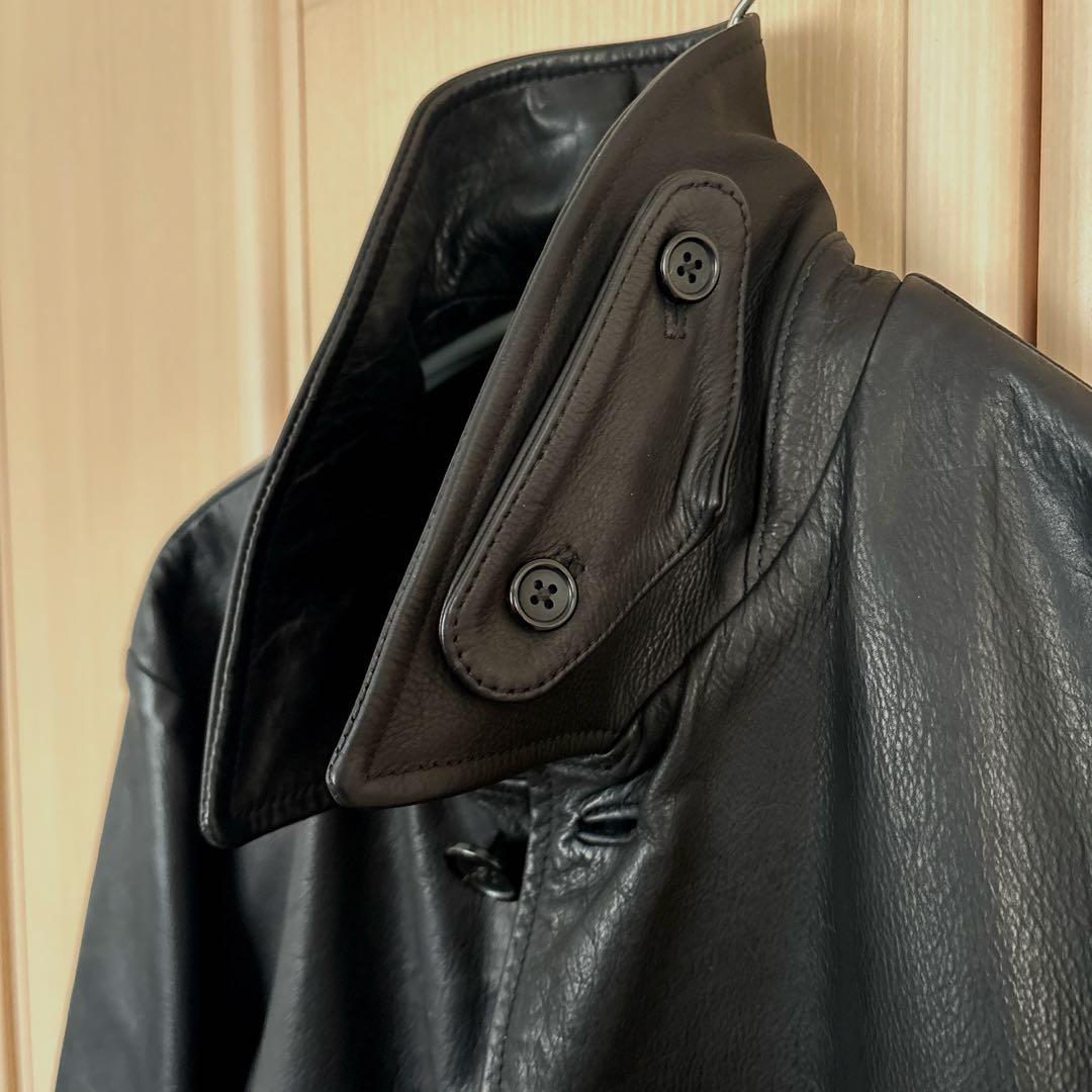 MARGARET HOWELL 黒 レザージャケット　メンズ