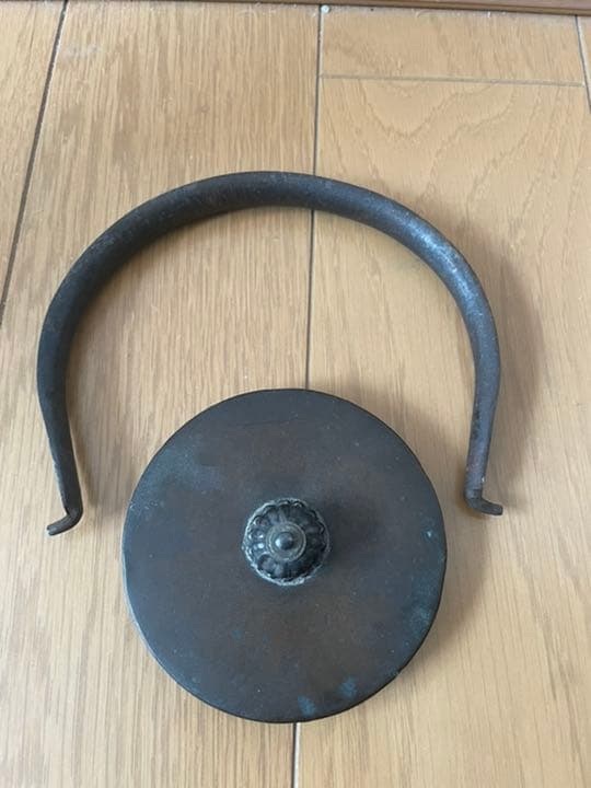 鉄瓶　蓋　取っ手　金寿堂　象嵌　銀 雨宮