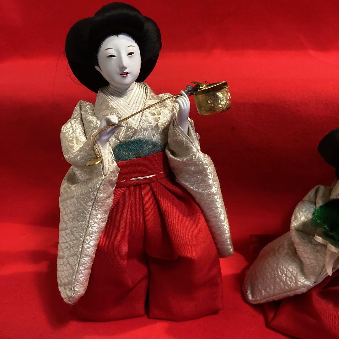 骨董　三人官女