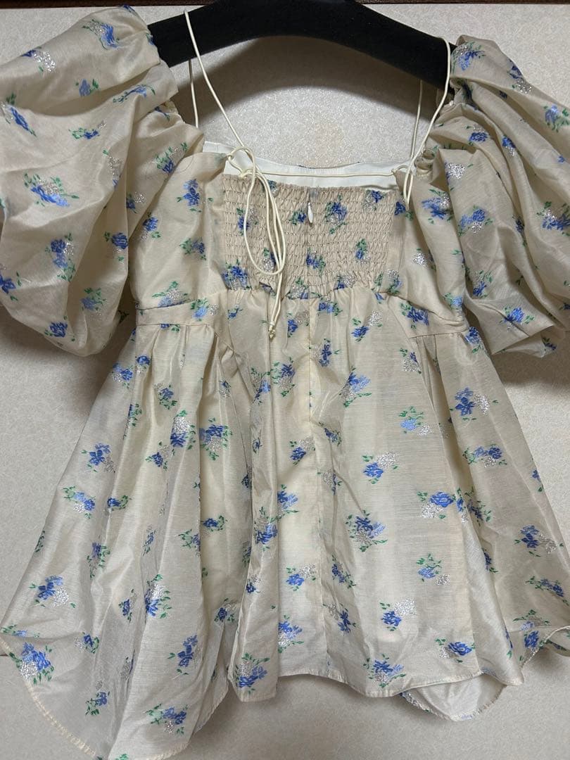 リリーブラウン 3wayシアージャガードペプラムブラウス　正規品