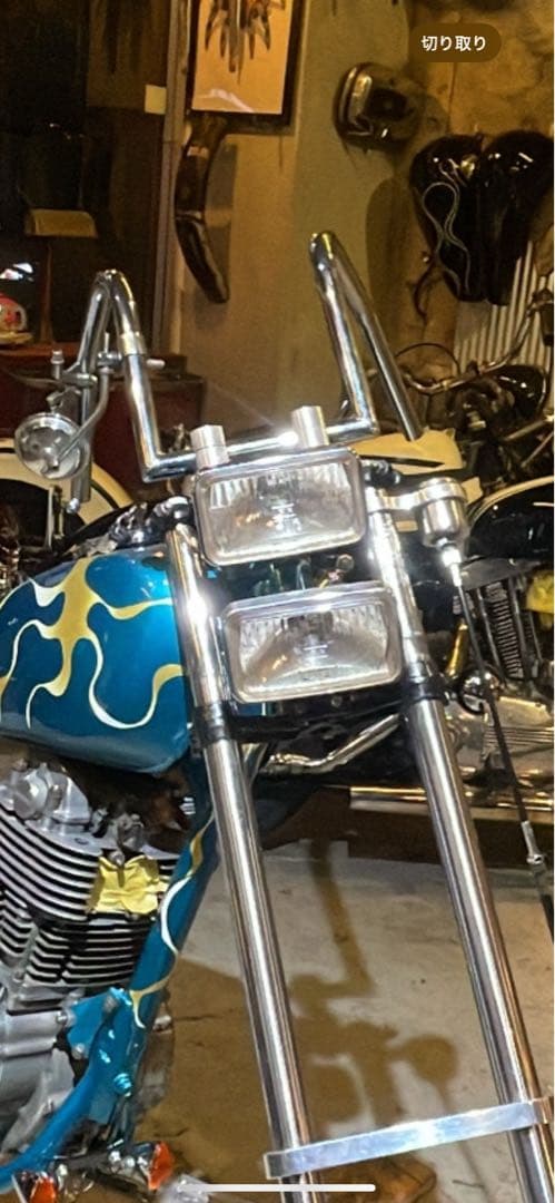 カスタムバイクパーツ ダブルヘッドライト