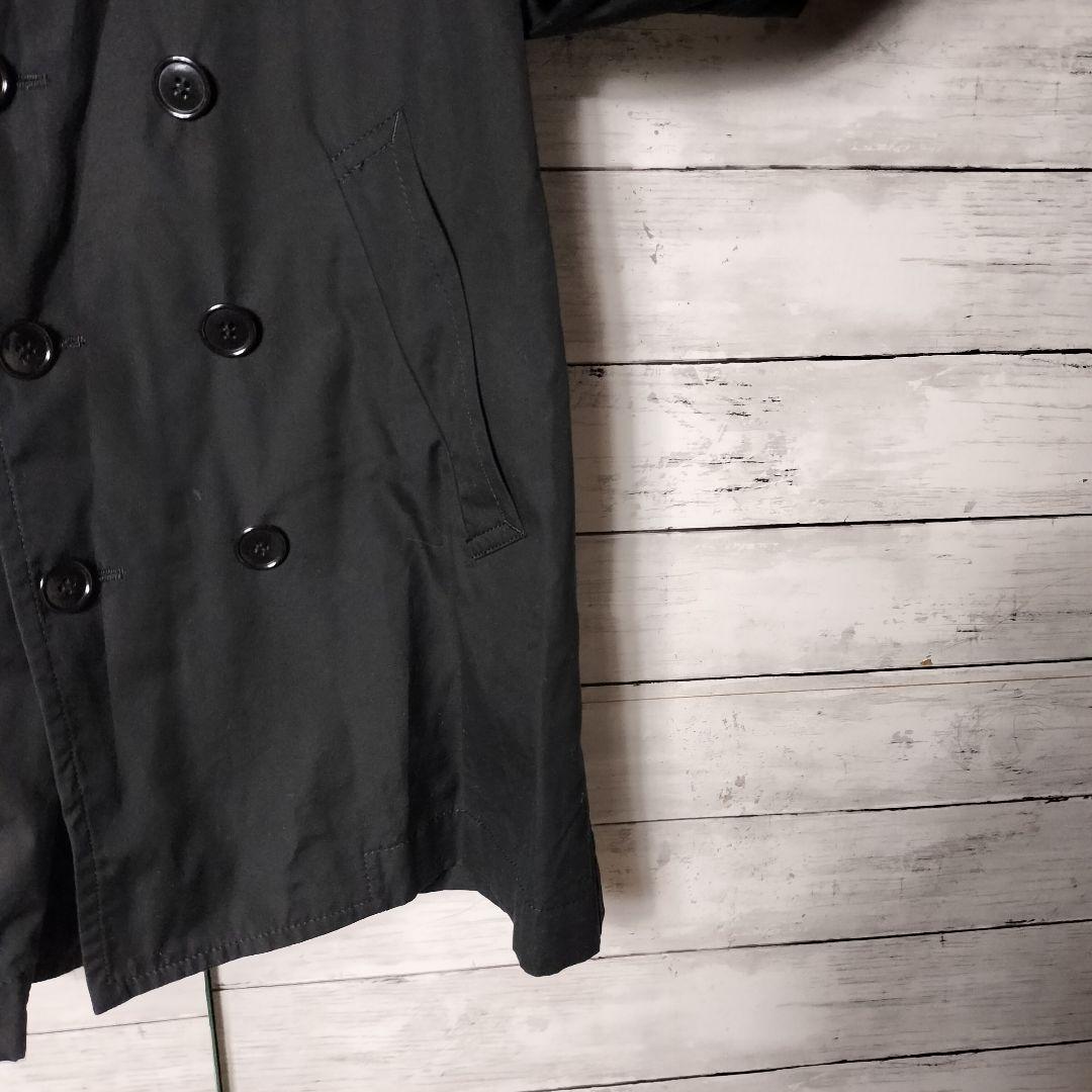 コムデギャルソンオムプリュス ハーフトレンチコート ダブルボタン コットン 綿
