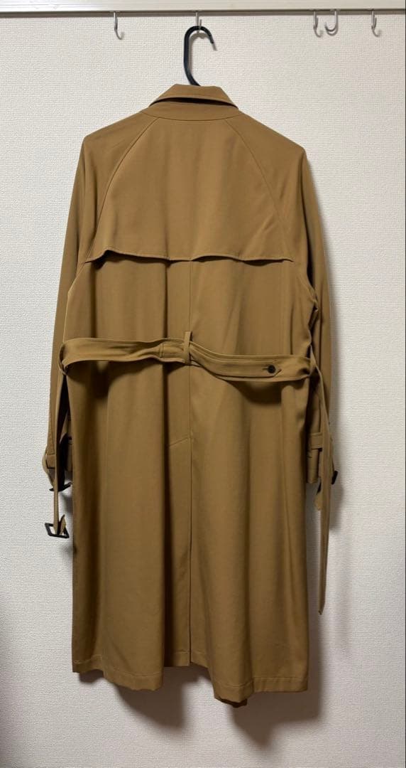 ES:S ベージュ ダブルブレスト トレンチコート 2サイズ